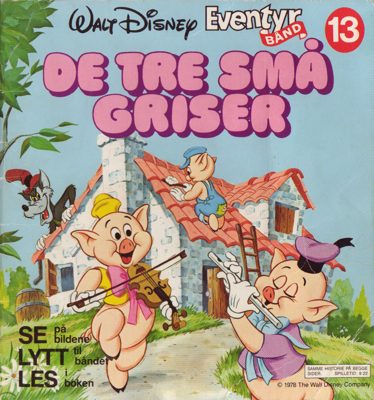 Omslag for De tre små griser